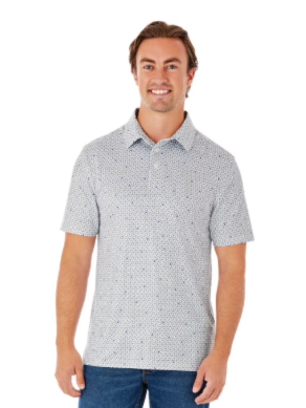 Member's Mark Mens Patterned Performance Polo XXL